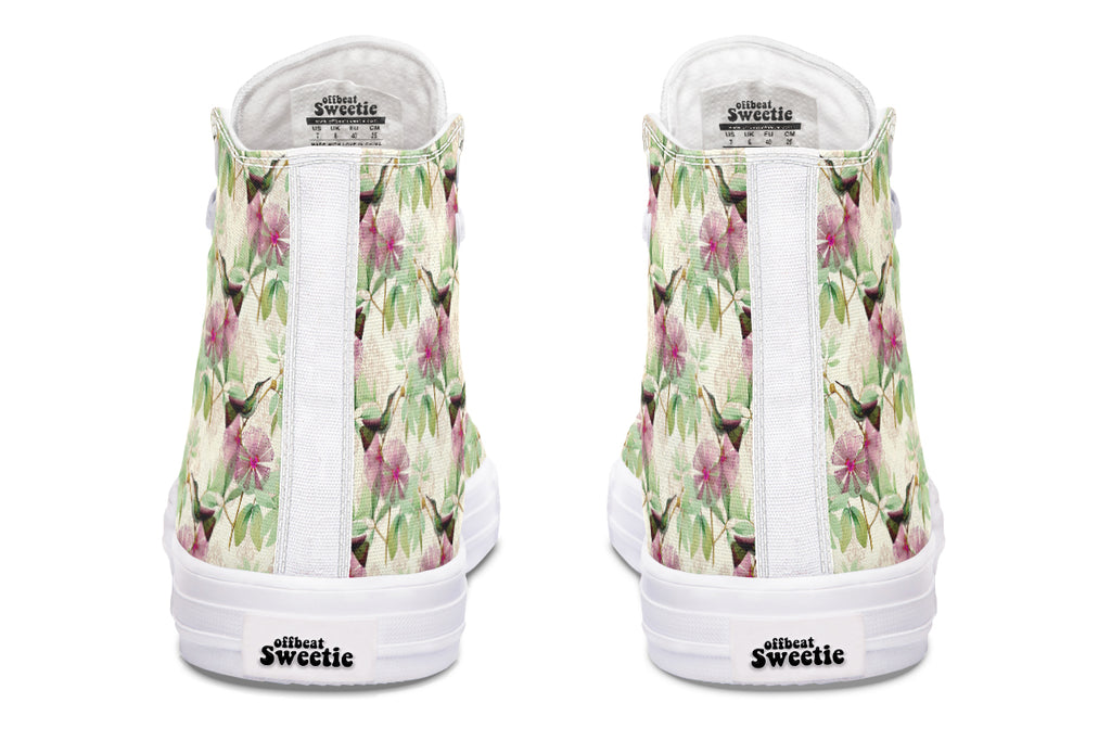 Hummingbirds High Tops - Offbeat Sweetie