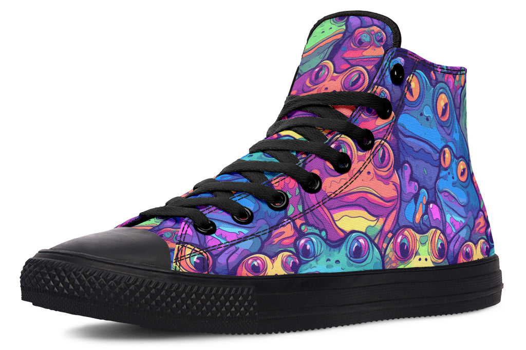 Hypno Frog High Tops (Wide)
