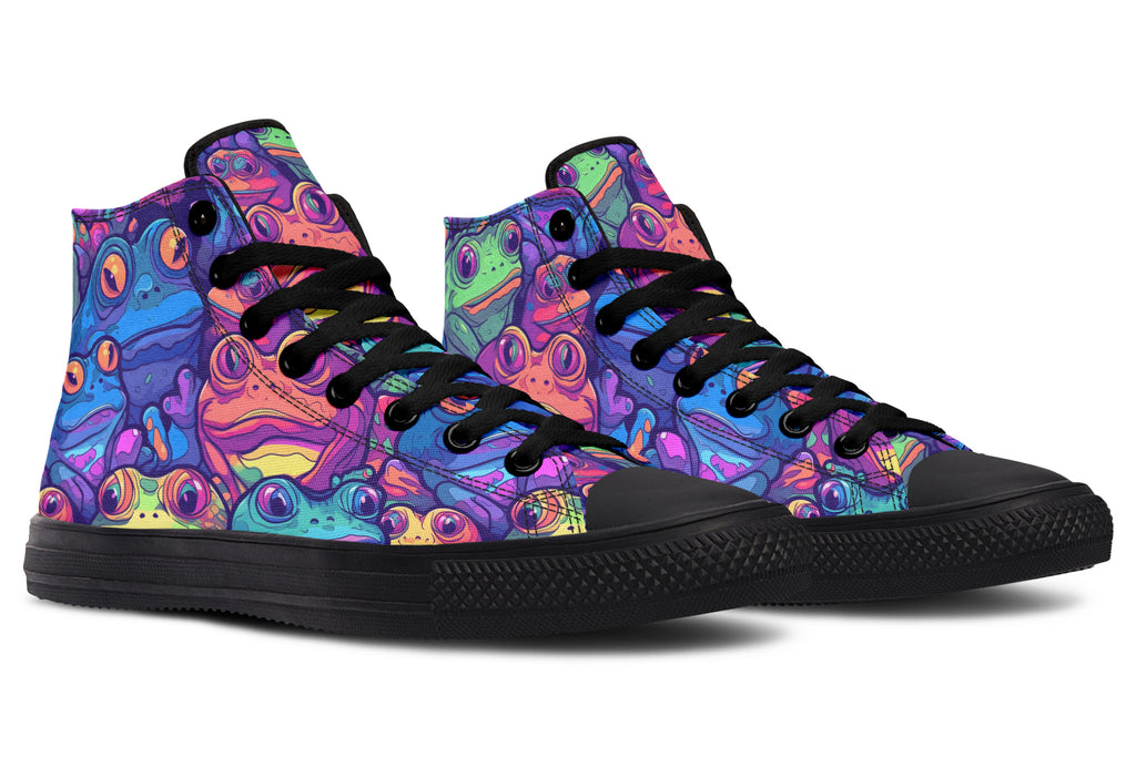 Hypno Frog High Tops (Wide)