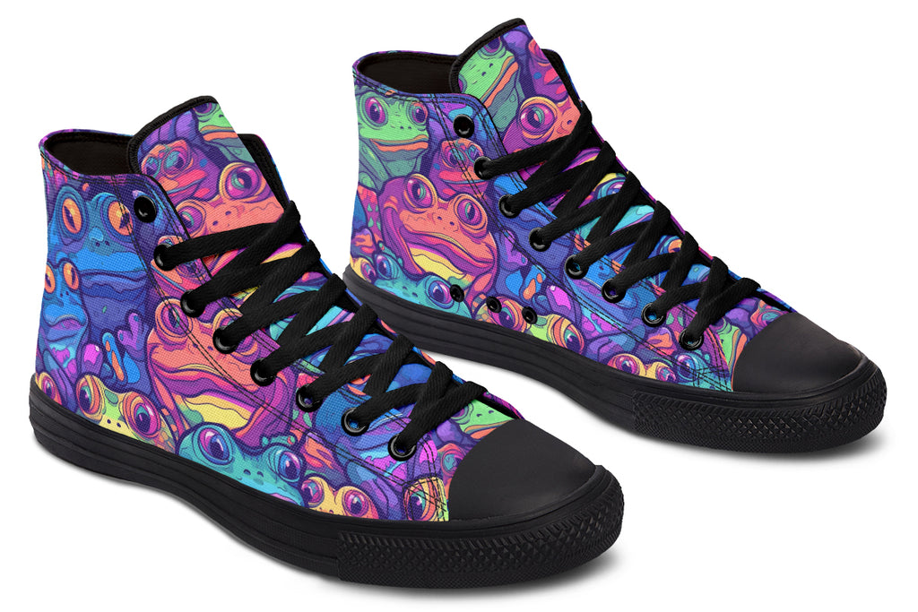Hypno Frog High Tops (Wide)