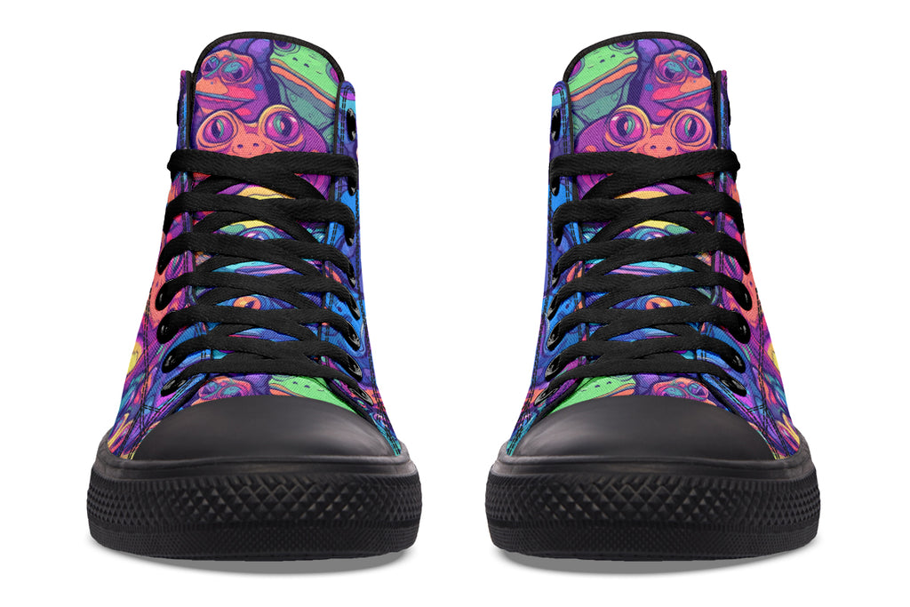 Hypno Frog High Tops (Wide)