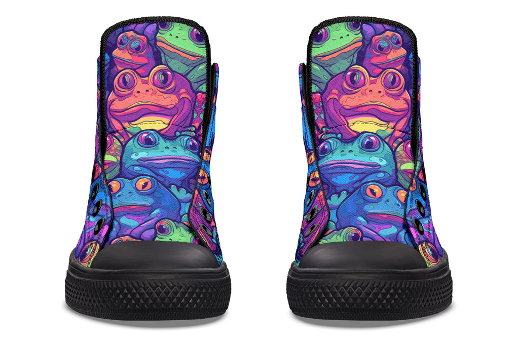 Hypno Frog High Tops (Wide)