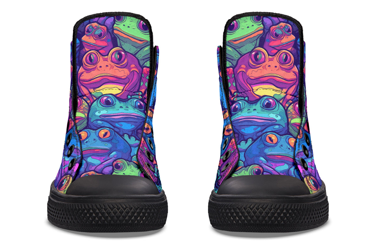 Hypno Frog High Tops (Wide)