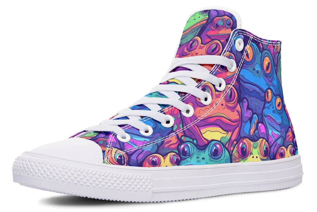 Hypno Frog High Tops (Wide)