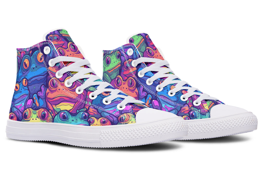 Hypno Frog High Tops (Wide)