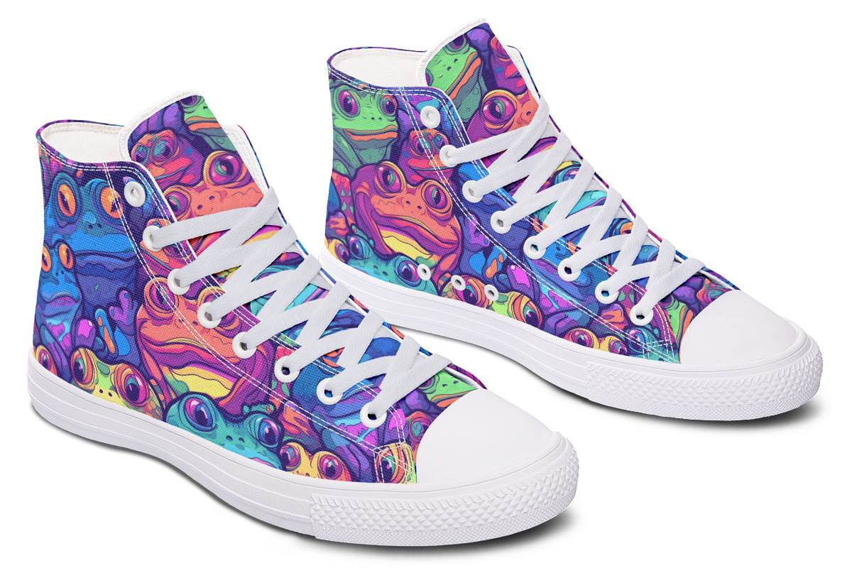 Hypno Frog High Tops (Wide)