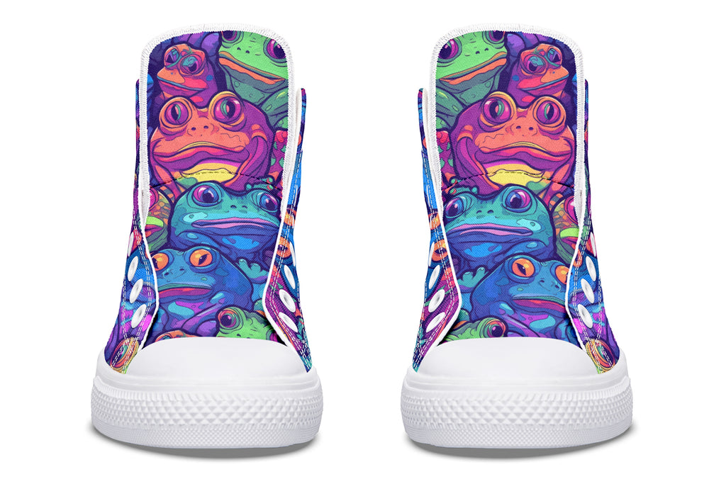 Hypno Frog High Tops (Wide)