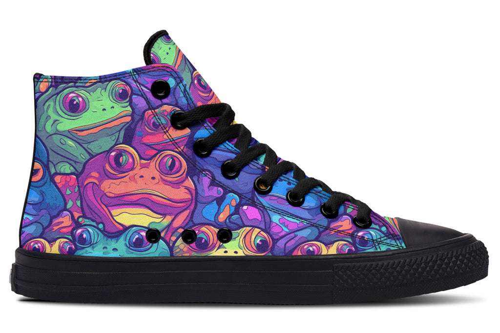 Hypno Frog High Tops (Wide)