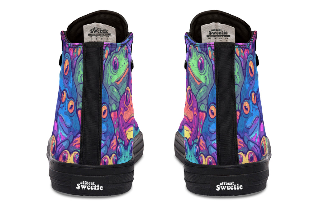 Hypno Frog High Tops (Wide)