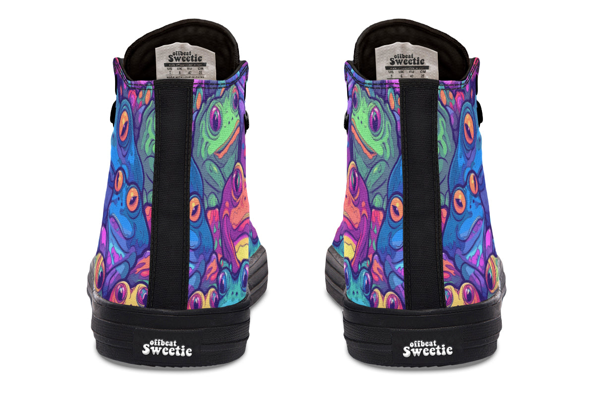 Hypno Frog High Tops (Wide)