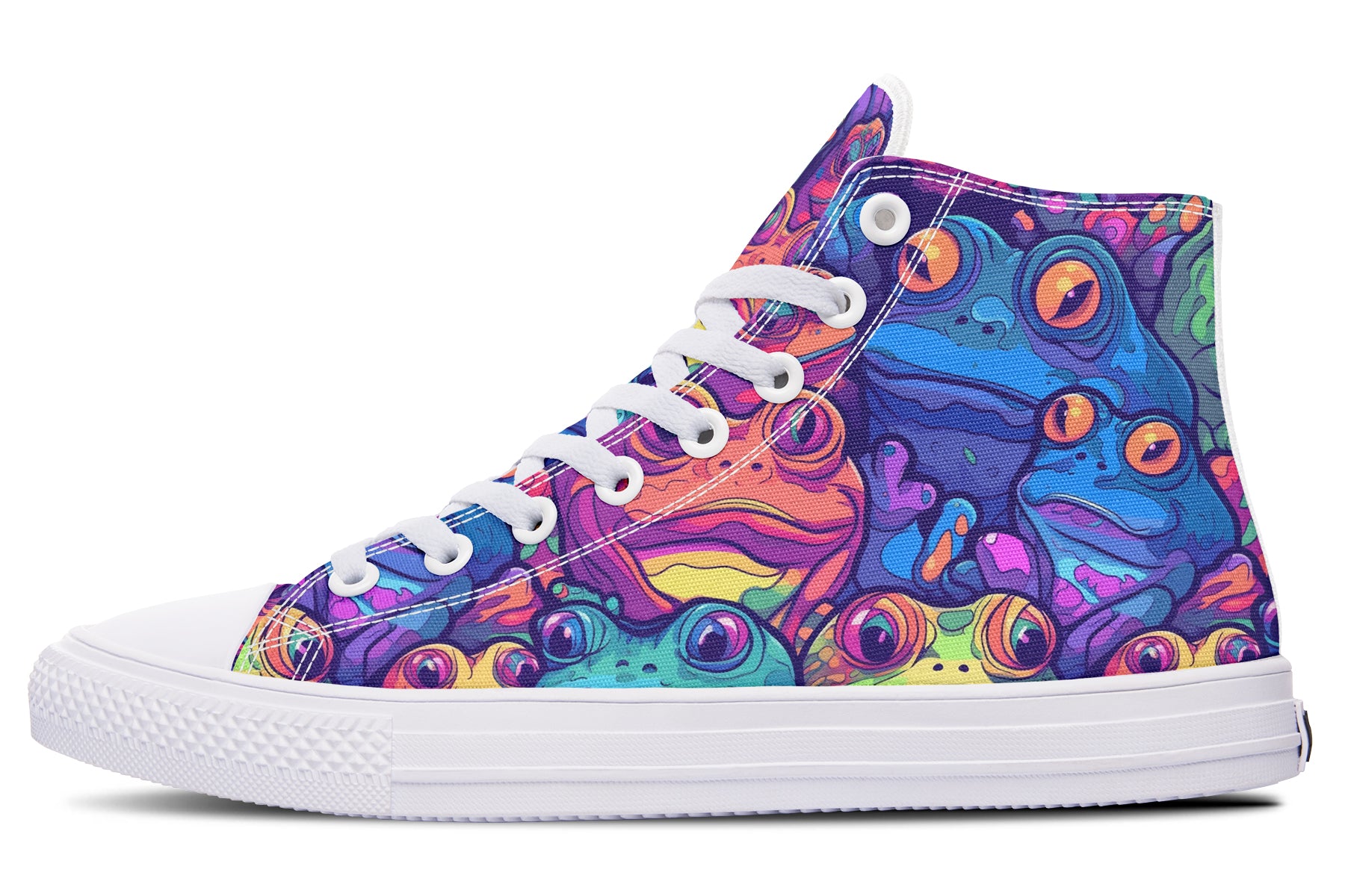 Hypno Frog High Tops (Wide)
