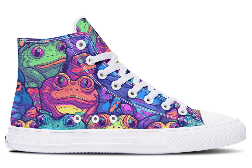Hypno Frog High Tops (Wide)