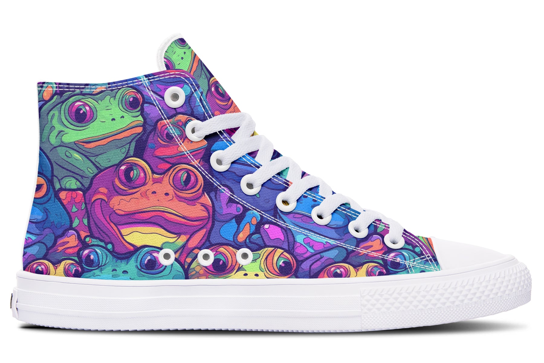 Hypno Frog High Tops (Wide)