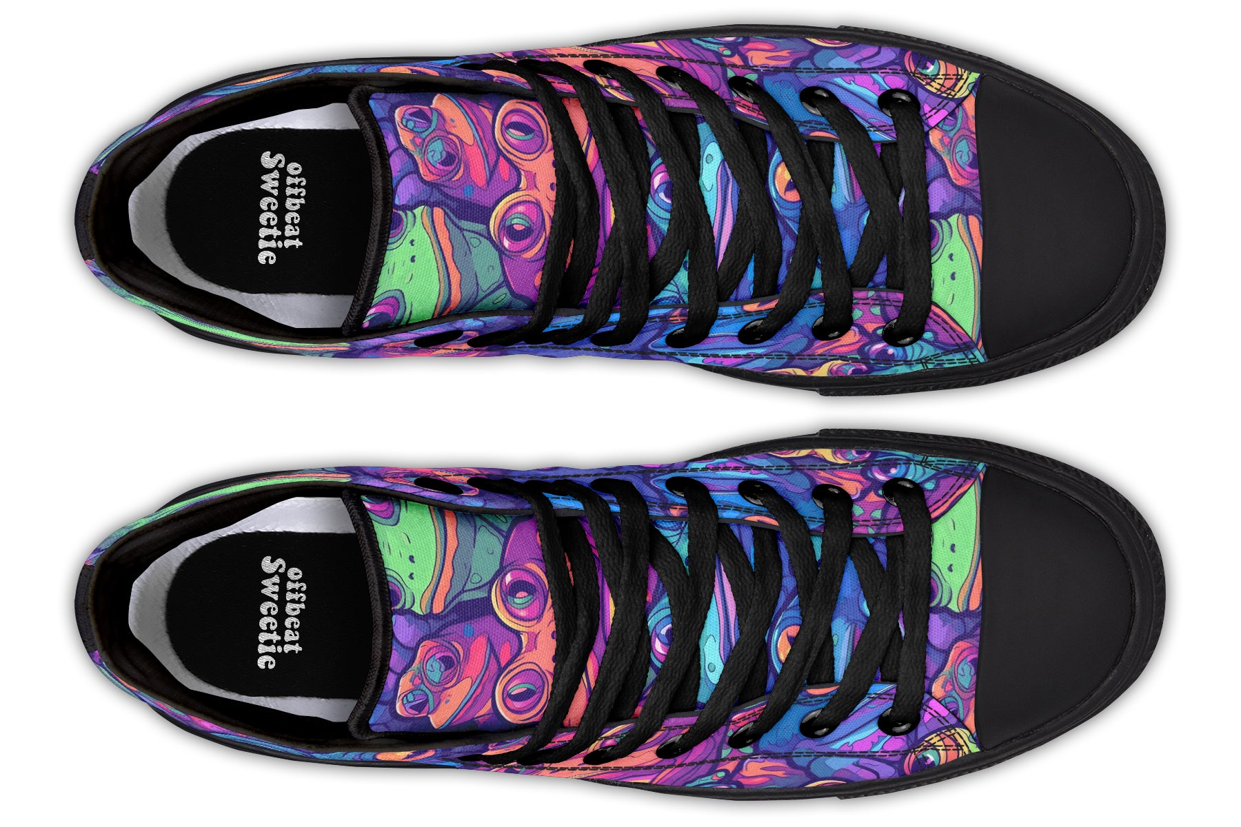 Hypno Frog High Tops (Wide)
