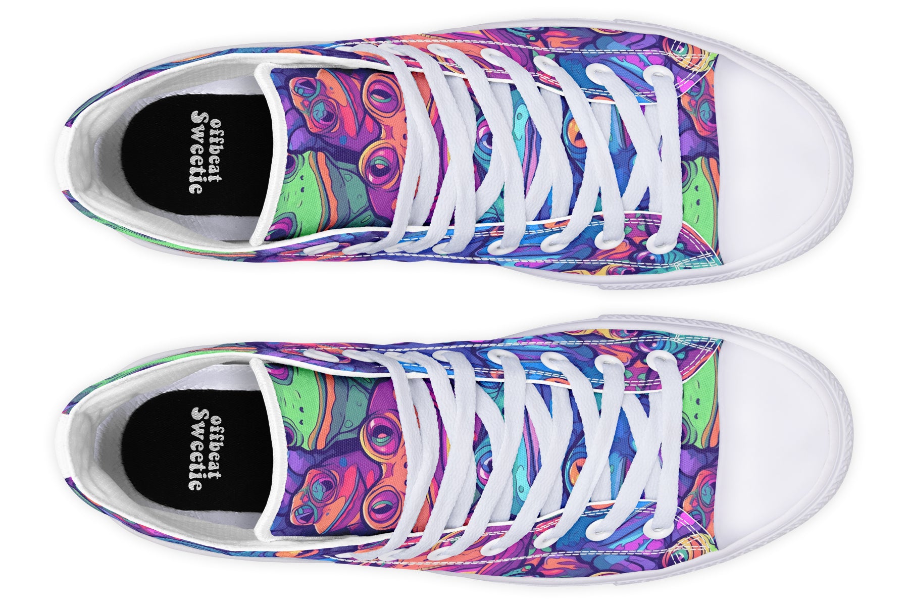 Hypno Frog High Tops (Wide)