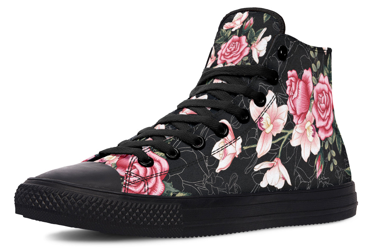 In Bloom High Tops - Offbeat Sweetie