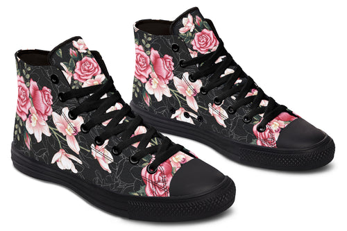In Bloom High Tops - Offbeat Sweetie