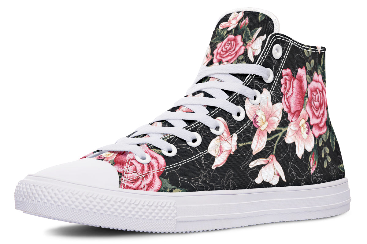 In Bloom High Tops - Offbeat Sweetie