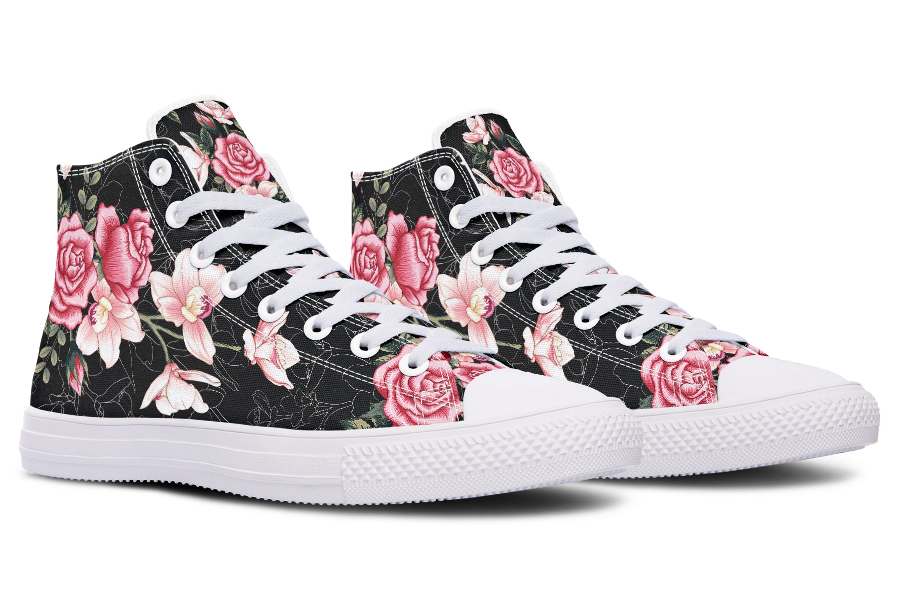 In Bloom High Tops - Offbeat Sweetie
