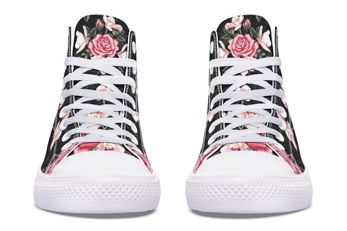 In Bloom High Tops - Offbeat Sweetie