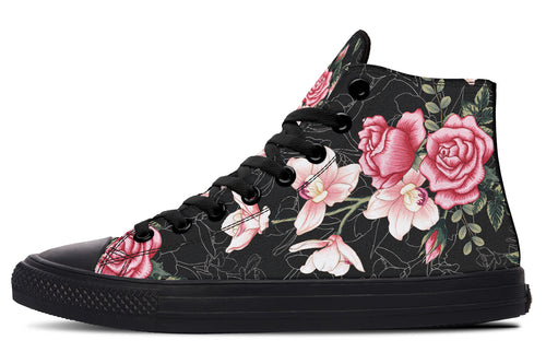 In Bloom High Tops - Offbeat Sweetie