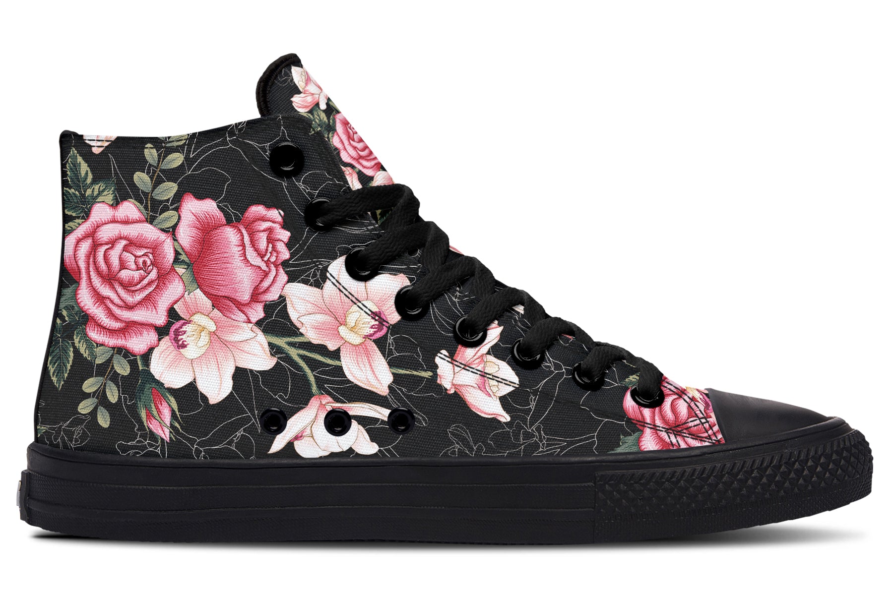 In Bloom High Tops - Offbeat Sweetie