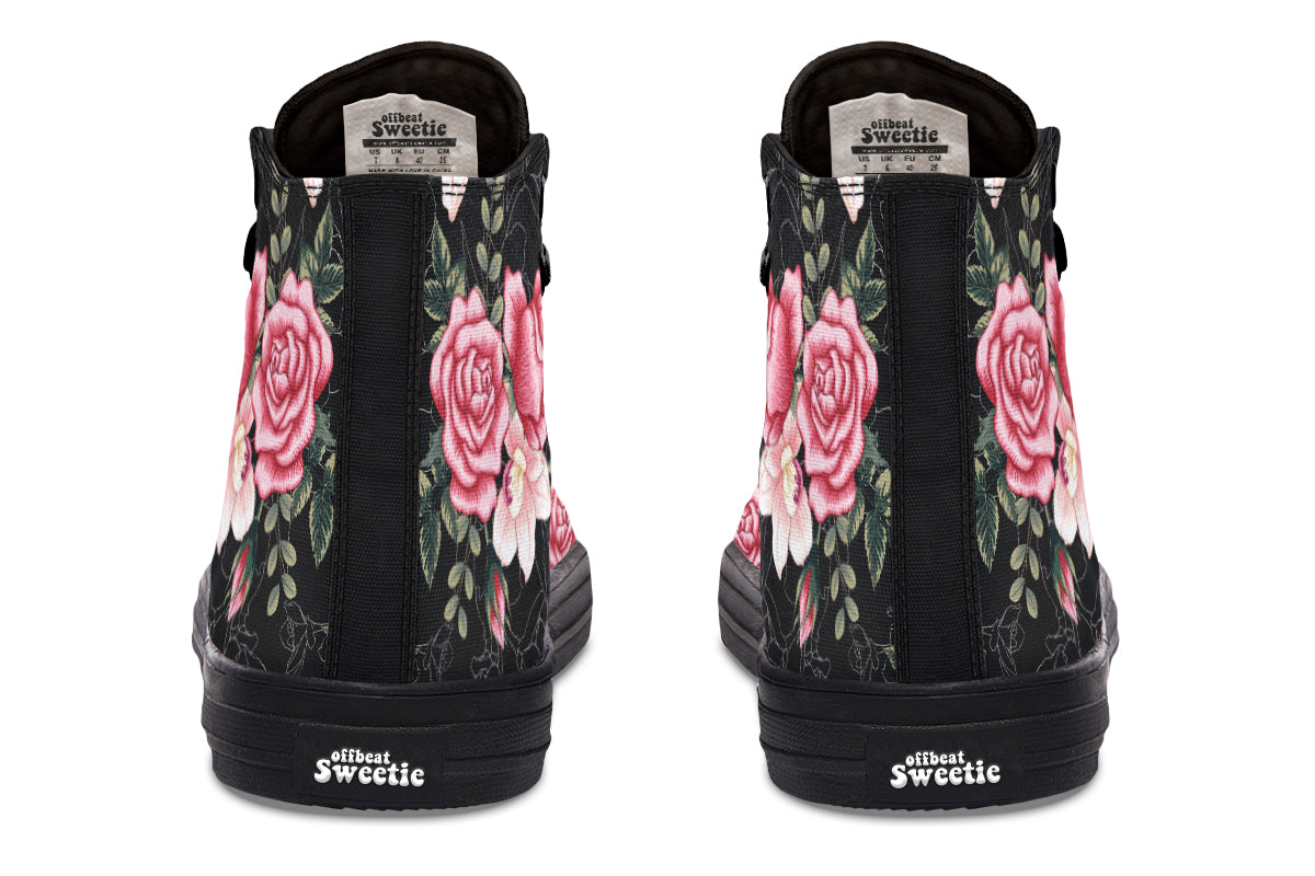 In Bloom High Tops - Offbeat Sweetie