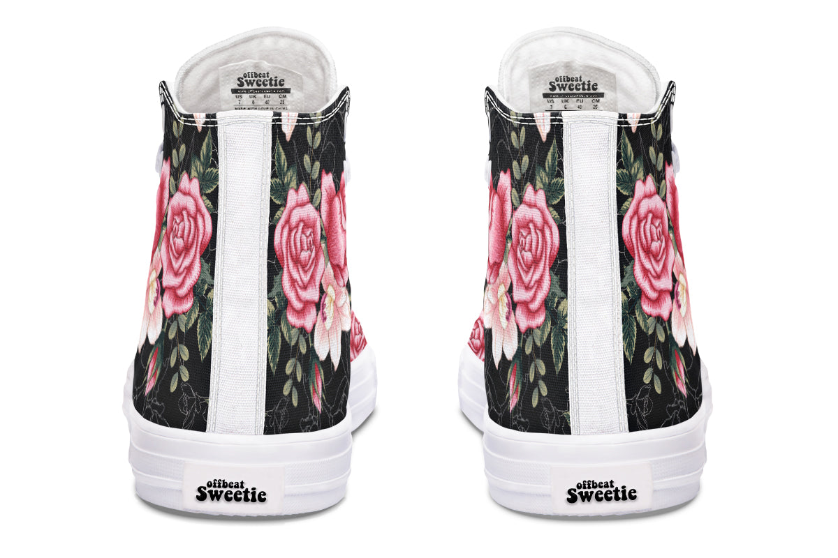 In Bloom High Tops - Offbeat Sweetie