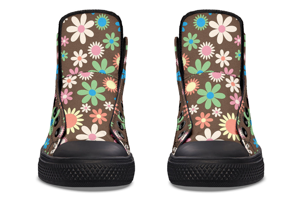 Judy's Flowers High Tops (Wide)
