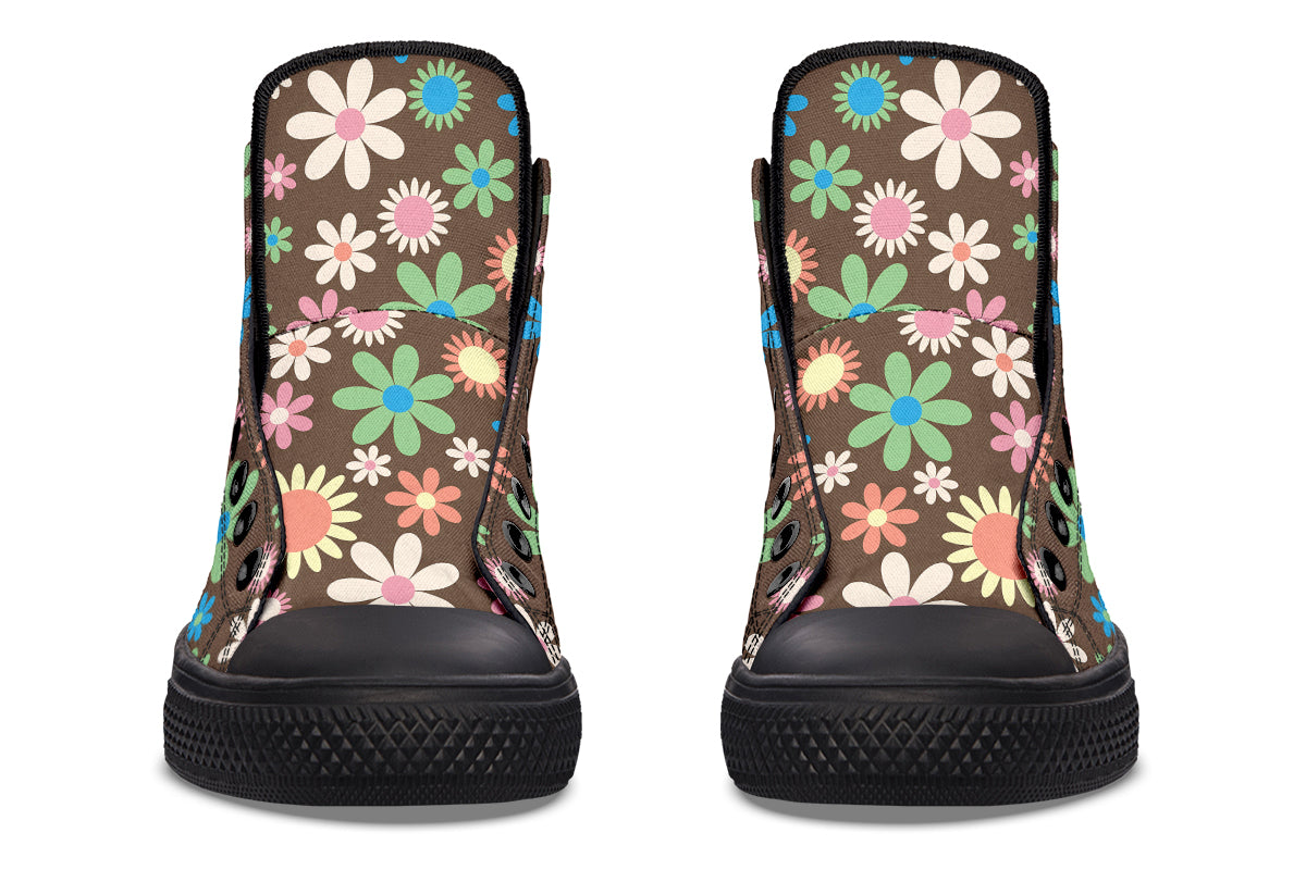 Judy's Flowers High Tops (Wide)
