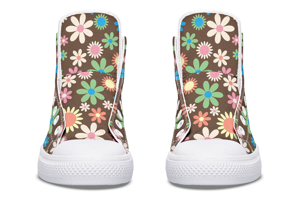 Judy's Flowers High Tops (Wide)