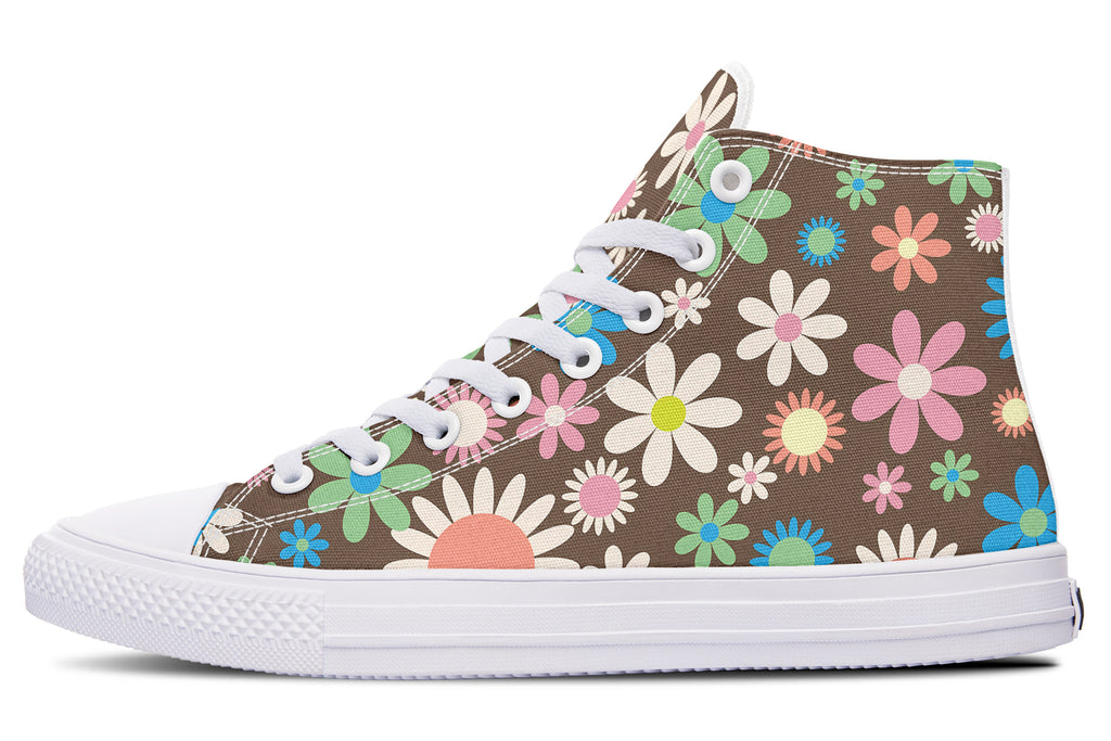 Judy's Flowers High Tops (Wide)