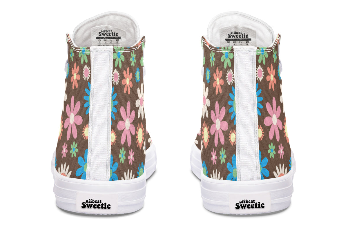 Judy's Flowers High Tops (Wide)