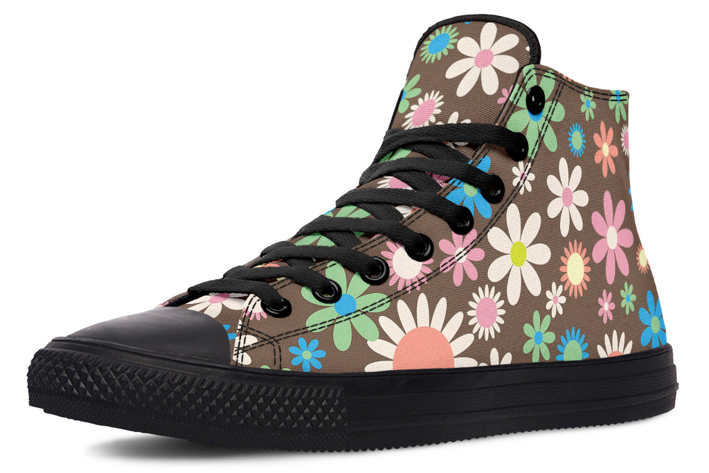 Judy's Flowers High Tops - Offbeat Sweetie