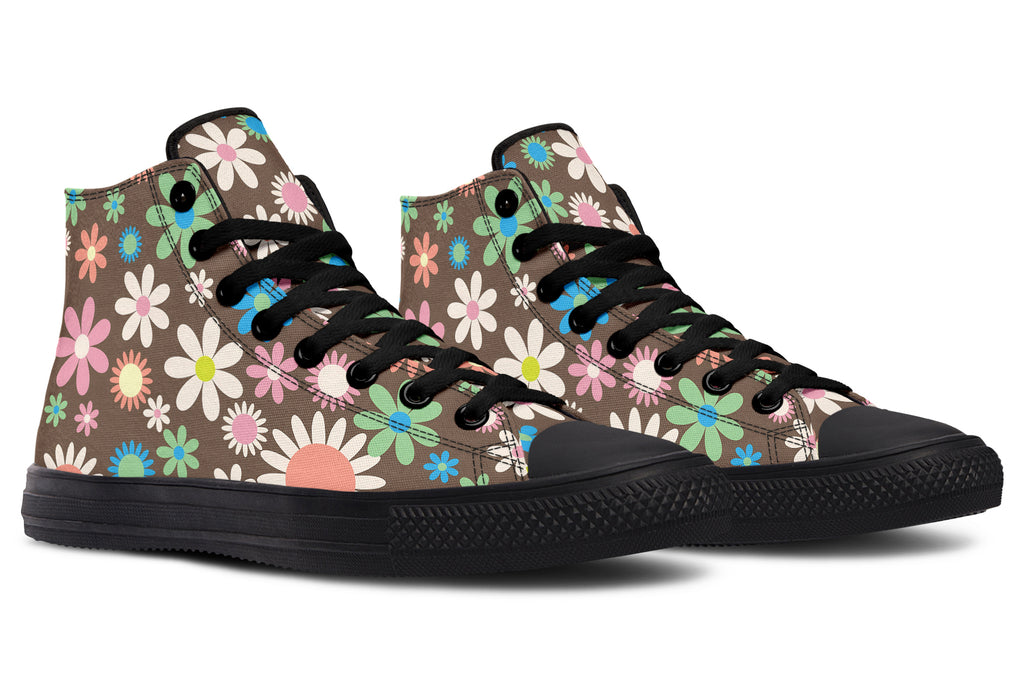 Judy's Flowers High Tops - Offbeat Sweetie