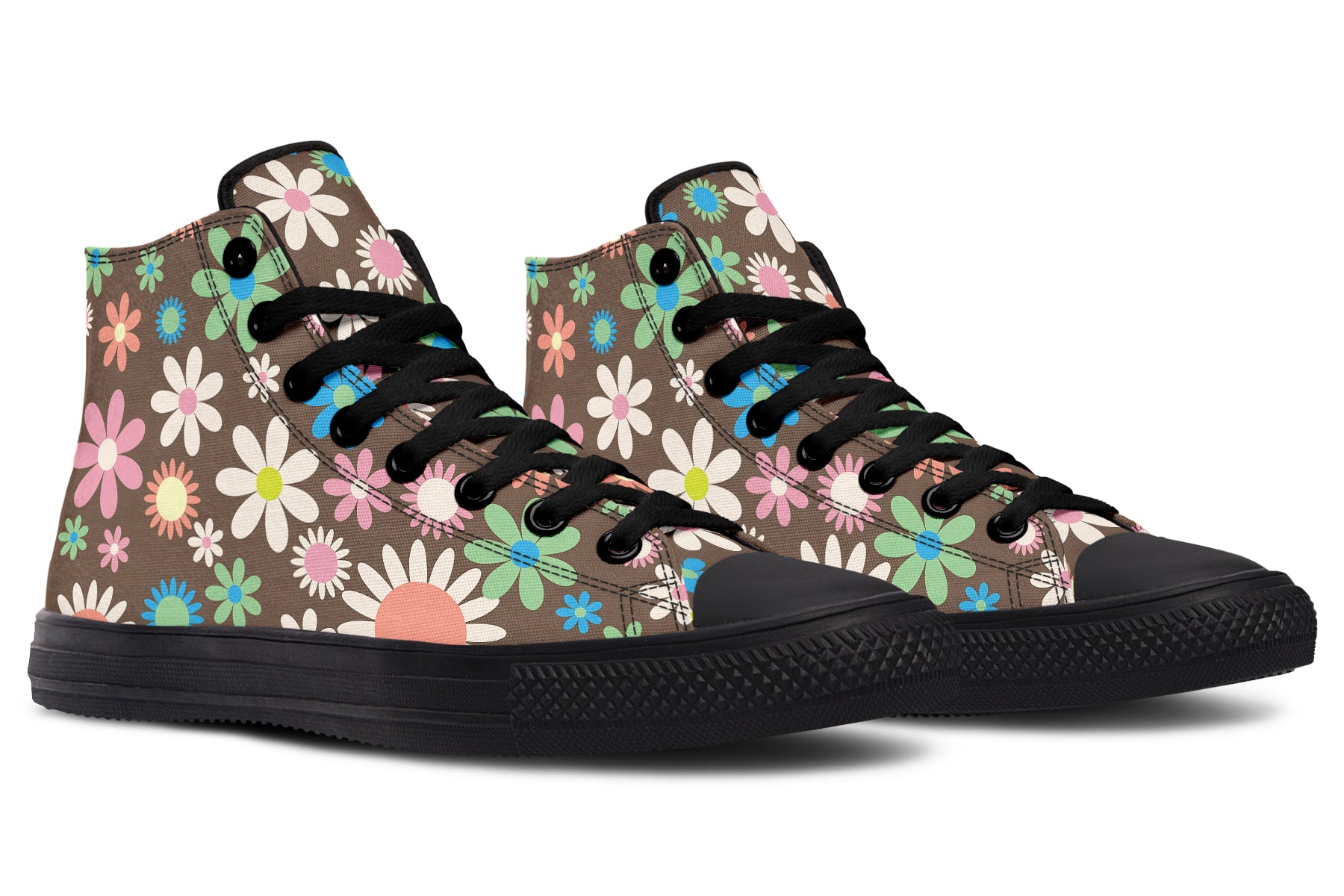 Judy's Flowers High Tops - Offbeat Sweetie