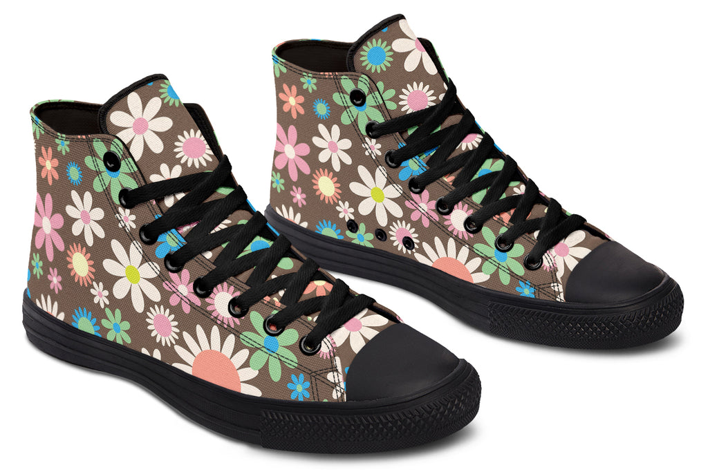 Judy's Flowers High Tops - Offbeat Sweetie