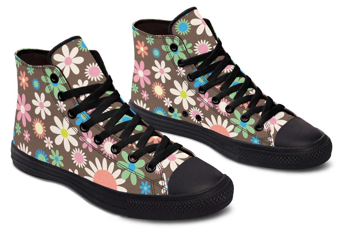 Judy's Flowers High Tops - Offbeat Sweetie