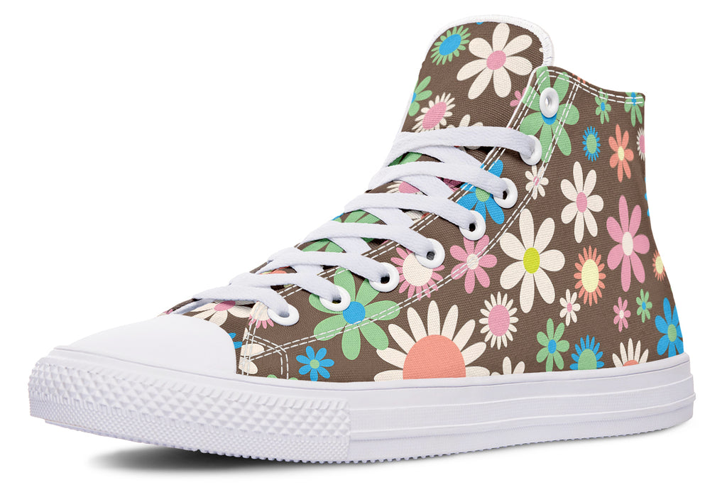 Judy's Flowers High Tops - Offbeat Sweetie
