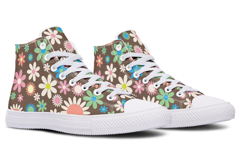 Judy's Flowers High Tops - Offbeat Sweetie