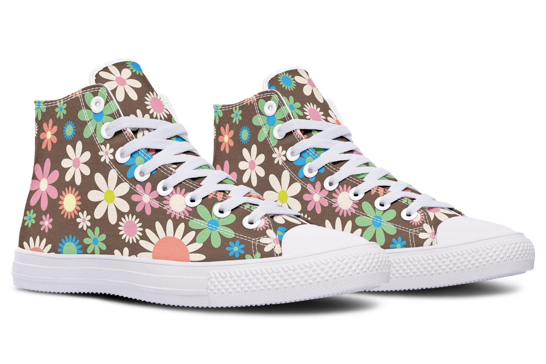 Judy's Flowers High Tops - Offbeat Sweetie