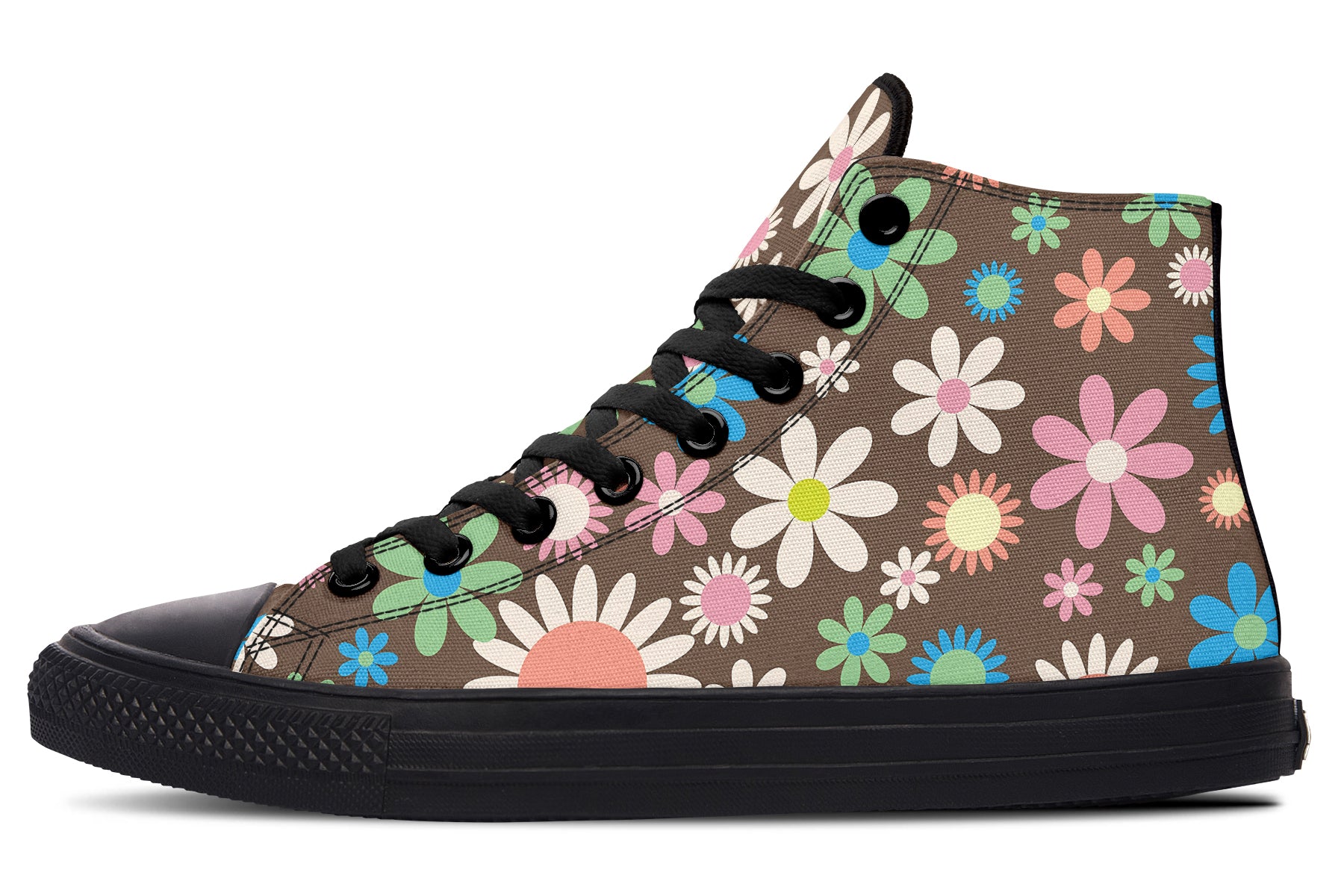 Judy's Flowers High Tops - Offbeat Sweetie