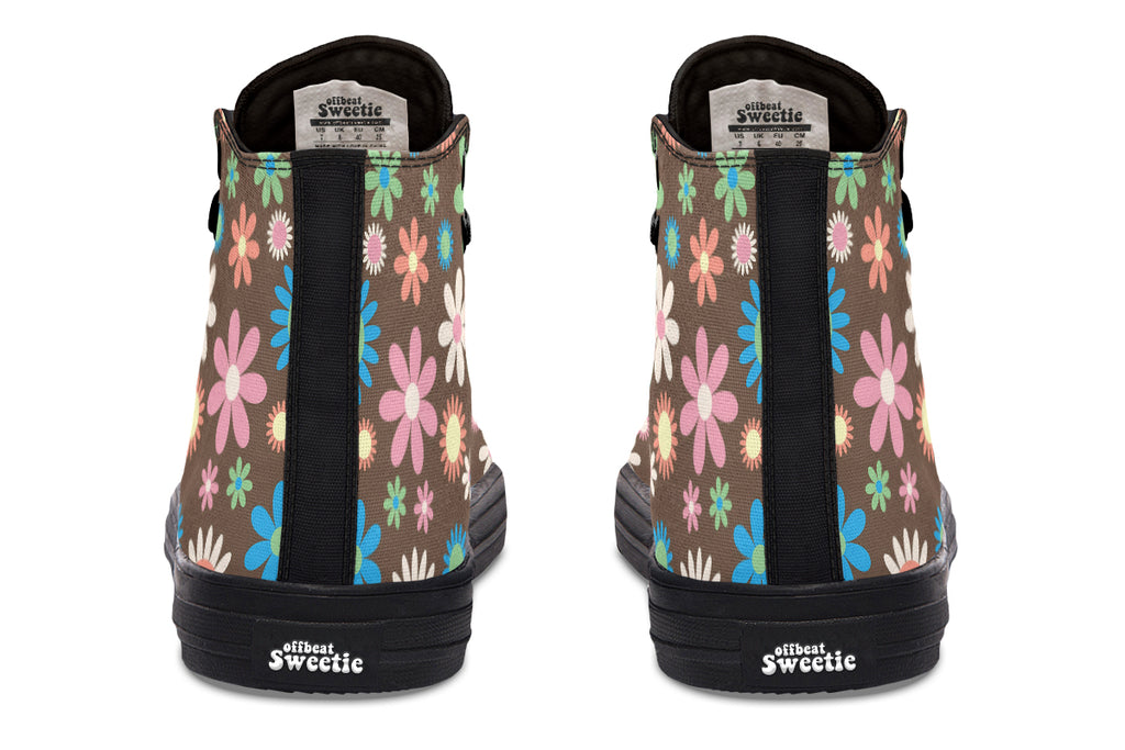Judy's Flowers High Tops - Offbeat Sweetie
