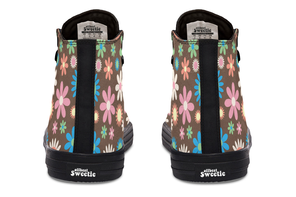 Judy's Flowers High Tops - Offbeat Sweetie
