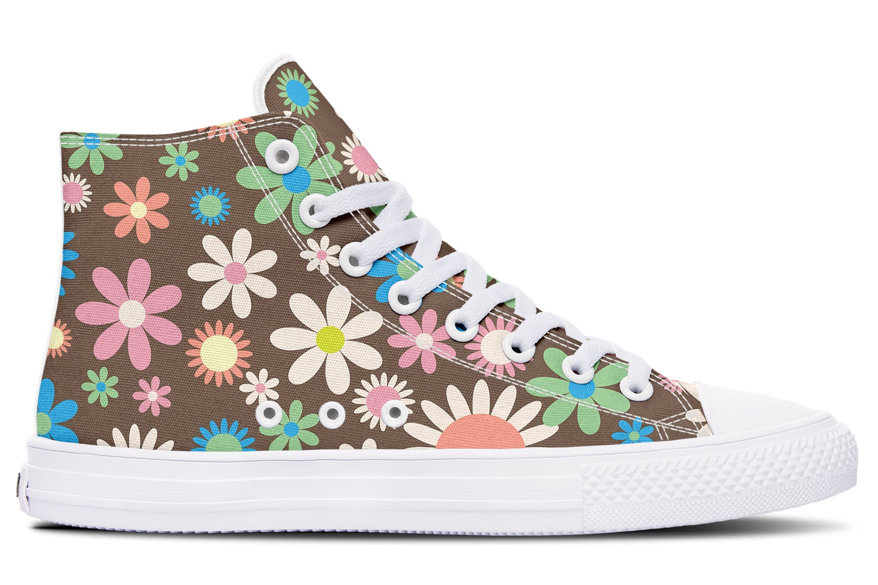 Judy's Flowers High Tops - Offbeat Sweetie