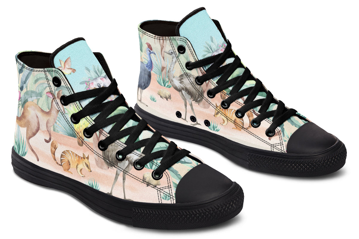 Land Down Under High Tops - Offbeat Sweetie