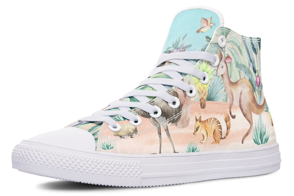 Land Down Under High Tops - Offbeat Sweetie