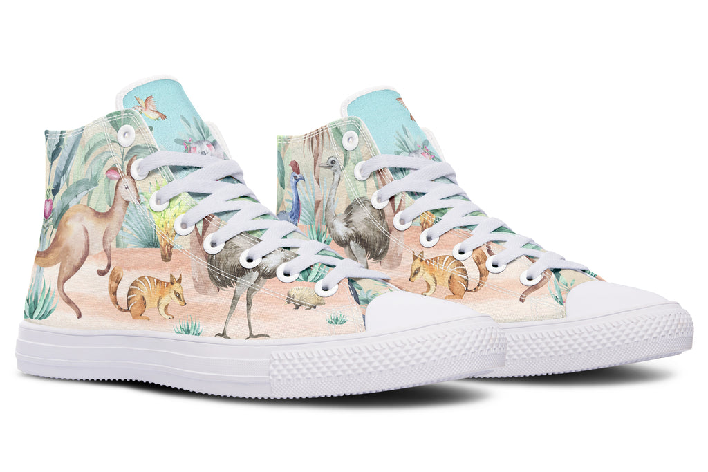 Land Down Under High Tops - Offbeat Sweetie