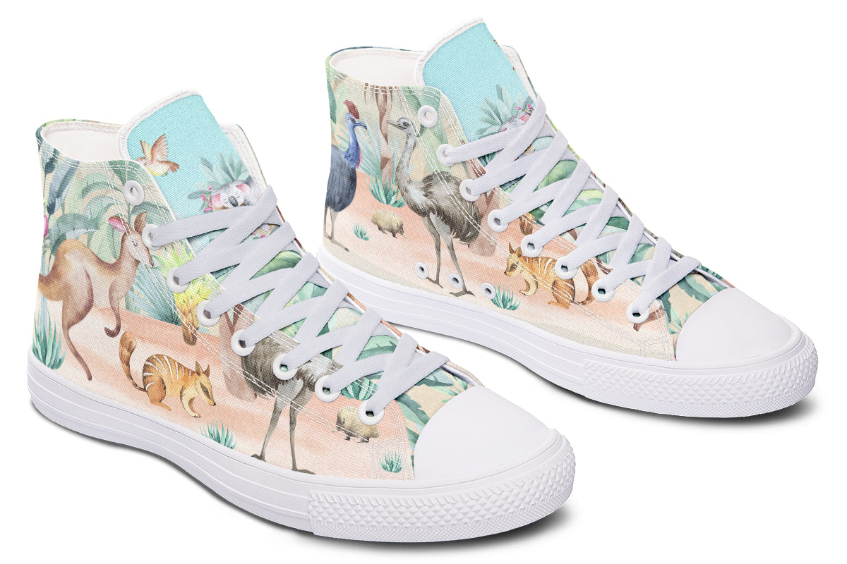 Land Down Under High Tops - Offbeat Sweetie