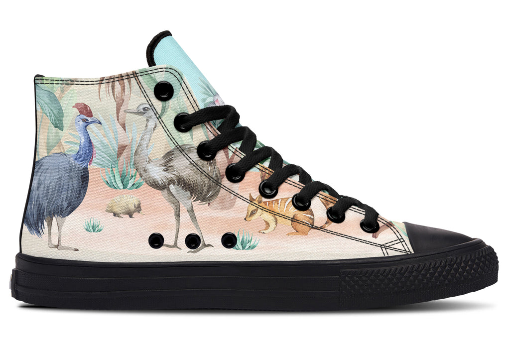 Land Down Under High Tops - Offbeat Sweetie
